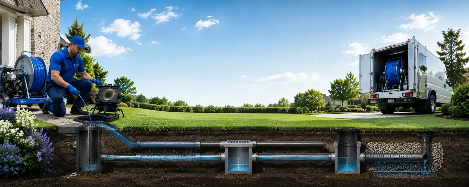 Outdoor drain cleaning information for Pleasant View, TN